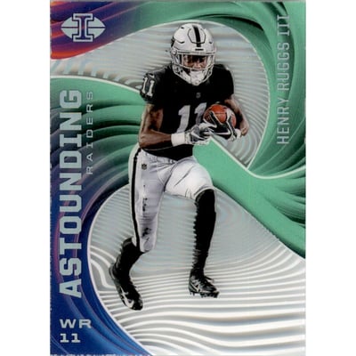 2020 Panini Illusions Astounding Emerald #9 Henry Ruggs III
