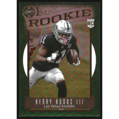 2020 Panini Legacy Green #215 Henry Ruggs III CHRONICLES