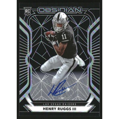 2020 Panini Obsidian Rookie Autographs #105 Henry Ruggs III/150