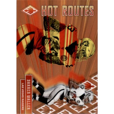 2020 Panini Phoenix Hot Routes Orange #28 Darren Waller