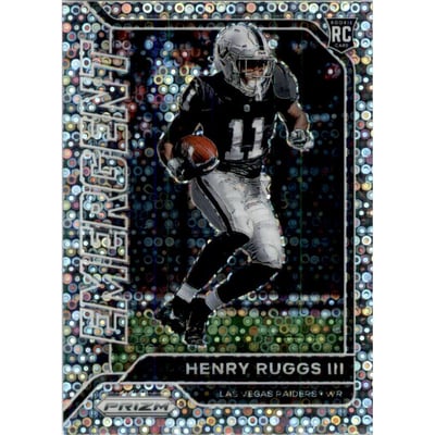 2020 Panini Prizm Emergent Prizms No Huddle #11 Henry Ruggs III