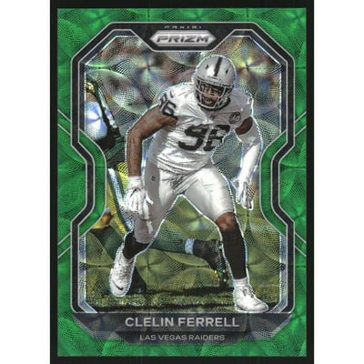 2020 Panini Prizm Prizms Green Scope #135 Clelin Ferrell