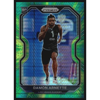 2020 Panini Prizm Prizms Hyper #375 Damon Arnette