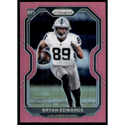 2020 Panini Prizm Prizms Pink #373 Bryan Edwards