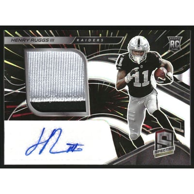 2020 Panini Spectra Hyper #213 Henry Ruggs III JSY AU