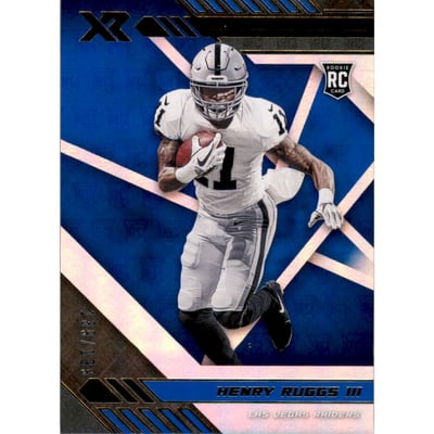 2020 Panini XR Blue #107 Henry Ruggs III