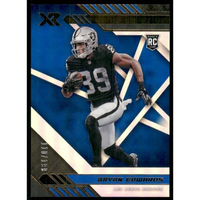 2020 Panini XR Blue #129 Bryan Edwards