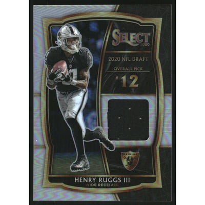 2020 Select Draft Selections Memorabilia Prizm #5 Henry Ruggs III