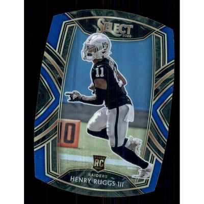 2020 Select Prizm Blue Die Cut #258 Henry Ruggs III