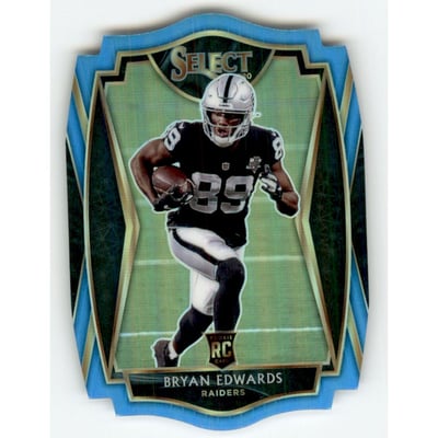2020 Select Prizm Light Blue Die Cut #176 Bryan Edwards