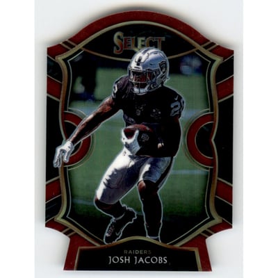 2020 Select Prizm Maroon Die Cut #33 Josh Jacobs