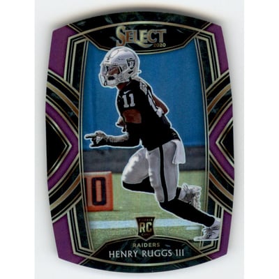 2020 Select Prizm Purple Die Cut #258 Henry Ruggs III