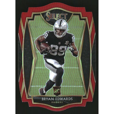2020 Select Prizm Red Die Cut #176 Bryan Edwards