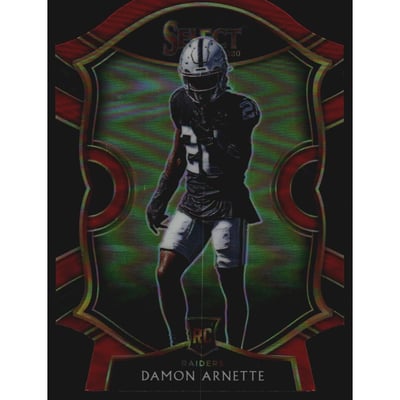 2020 Select Prizm Red Die Cut #92 Damon Arnette