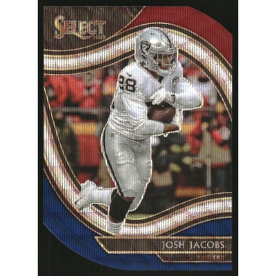 2020 Select Prizm Tri Color Die Cut #333 Josh Jacobs