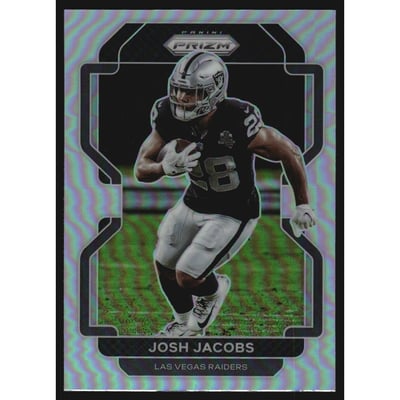 2021 Panini Prizm Prizms Silver #180 Josh Jacobs