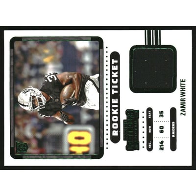 2022 Panini Contenders Rookie Ticket Swatches #42 Zamir White
