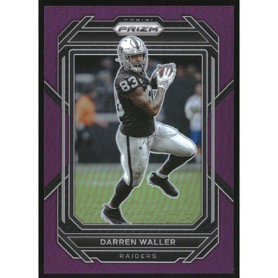 2022 Panini Prizm Prizms Purple #173 Darren Waller