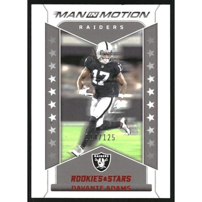 2022 Rookies and Stars Man In Motion Orange #13 Davante Adams