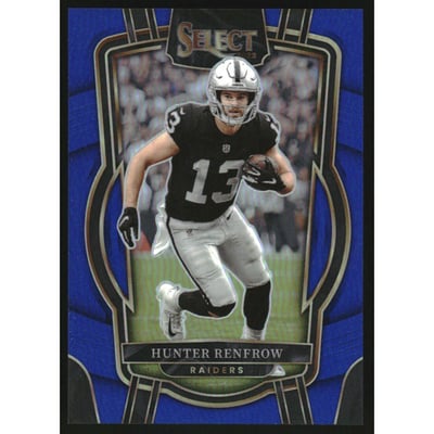 2022 Select Prizm Blue #249 Hunter Renfrow