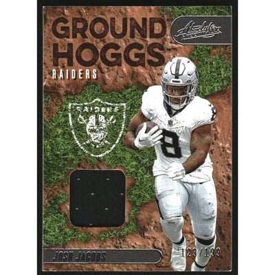 2023 Absolute Ground Hoggs Materials #30 Josh Jacobs