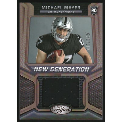 2023 Certified New Generation Jerseys Mirror Bronze #28 Michael Mayer