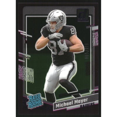 2023 Clearly Donruss Purple #75 Michael Mayer RR