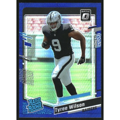 2023 Donruss Optic Blue Hyper #262 Tyree Wilson RR