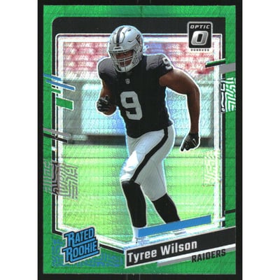 2023 Donruss Optic Green Hyper #262 Tyree Wilson RR