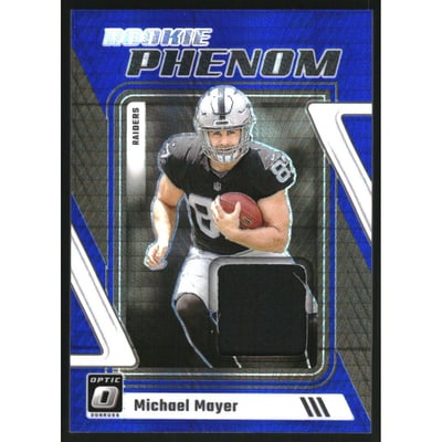 2023 Donruss Optic Rookie Phenoms Jerseys Blue Hyper #27 Michael Mayer
