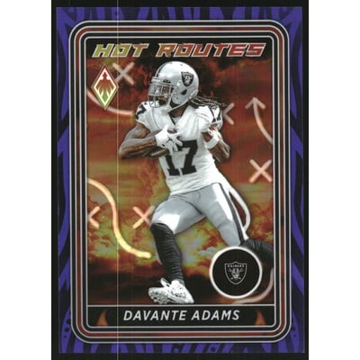 2023 Panini Phoenix Hot Routes Purple #29 Davante Adams