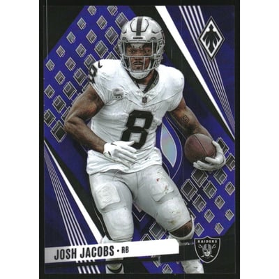 2023 Panini Phoenix Purple #57 Josh Jacobs
