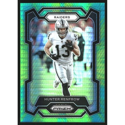 2023 Panini Prizm Prizms Hyper #175 Hunter Renfrow