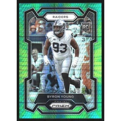 2023 Panini Prizm Prizms Hyper #355 Byron Young