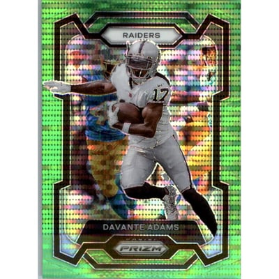 2023 Panini Prizm Prizms Neon Green Pulsar #174 Davante Adams