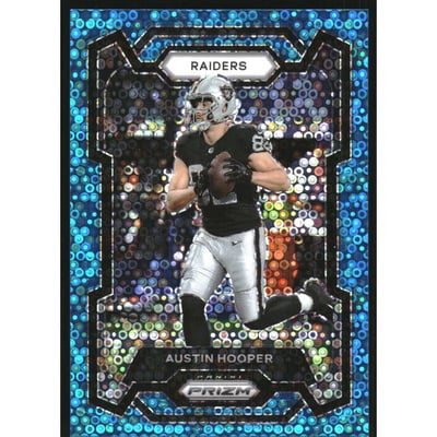 2023 Panini Prizm Prizms No Huddle Blue #172 Austin Hooper