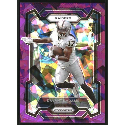 2023 Panini Prizm Prizms Purple Ice #174 Davante Adams