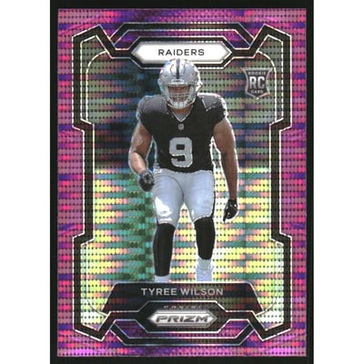 2023 Panini Prizm Prizms Purple Pulsar #363 Tyree Wilson