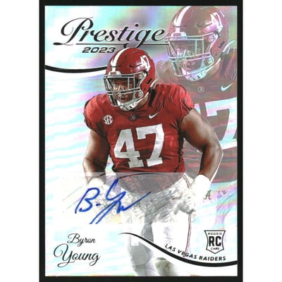 2023 Prestige Xtra Points Signatures Premium #312 Byron Young