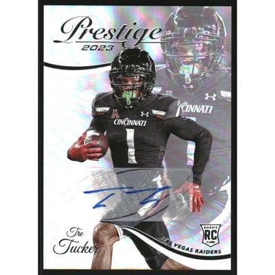 2023 Prestige Xtra Points Signatures Premium #379 Tre Tucker