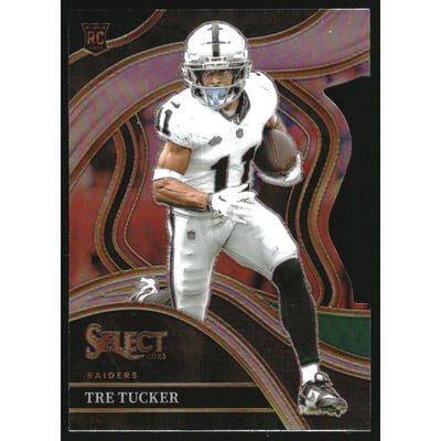 2023 Select Prizm Black and Green Die Cut #214 Tre Tucker