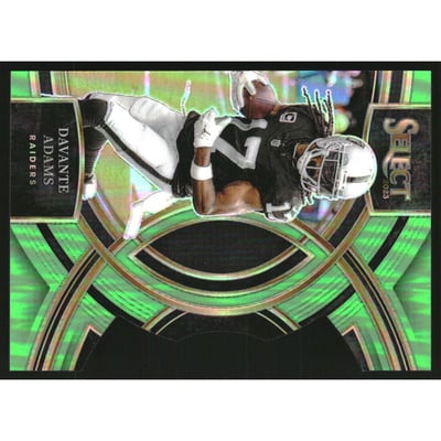 2023 Select Prizm Neon Green Die Cut #182 Davante Adams