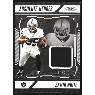 2024 Absolute Absolute Heroes Memorabilia #7 Zamir White
