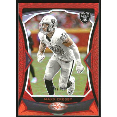 2024 Certified Mirror Orange #74 Maxx Crosby