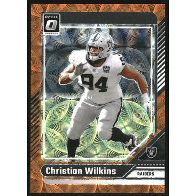 2024 Donruss Optic Orange Scope #104 Christian Wilkins