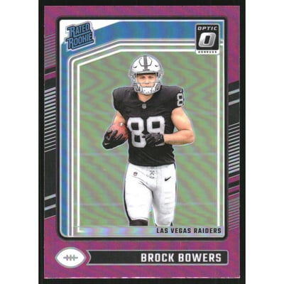 2024 Donruss Optic Pink #215 Brock Bowers RR