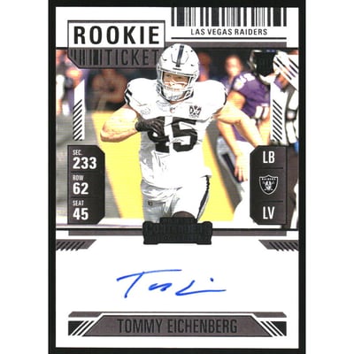 2024 Panini Contenders #214 Tommy Eichenberg AU RC