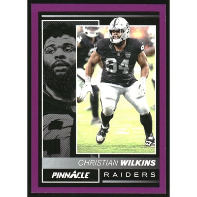 2024 Panini Encore Purple #107 Christian Wilkins