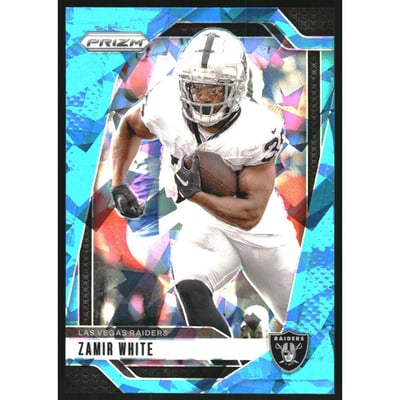2024 Panini Prizm Prizms Blue Ice #149 Zamir White