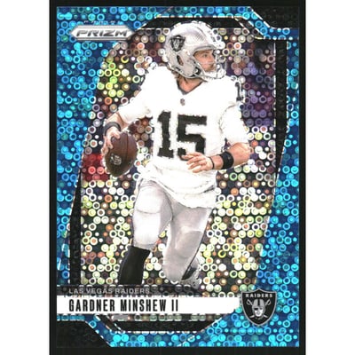 2024 Panini Prizm Prizms No Huddle Blue #148 Gardner Minshew II
